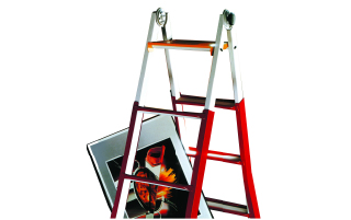 ESCALERA ACERO/ACERO - SIMETRIA