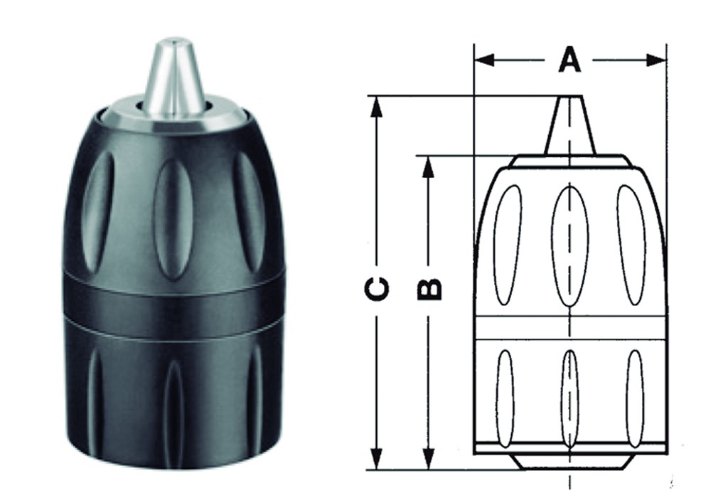 PORTABROCAS LD CAUCHO 2-13MM.1/2"X20H