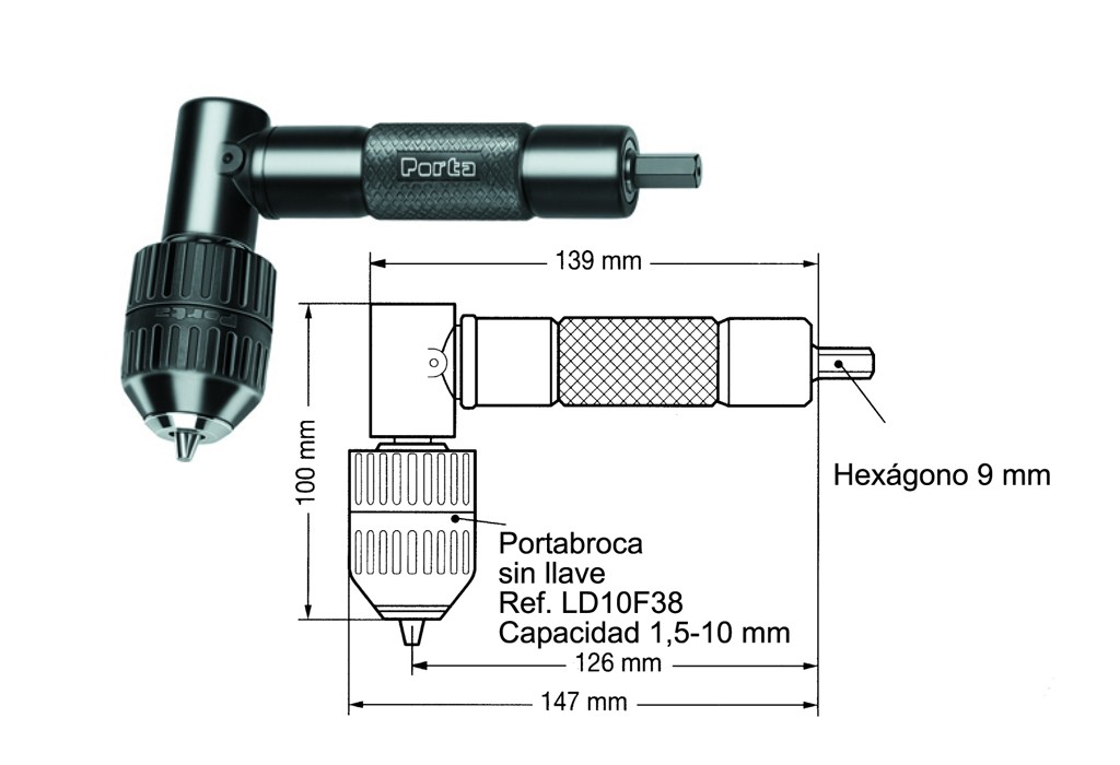 ACCESORIOS CODO 90ºC/PORTA S/LLAVE