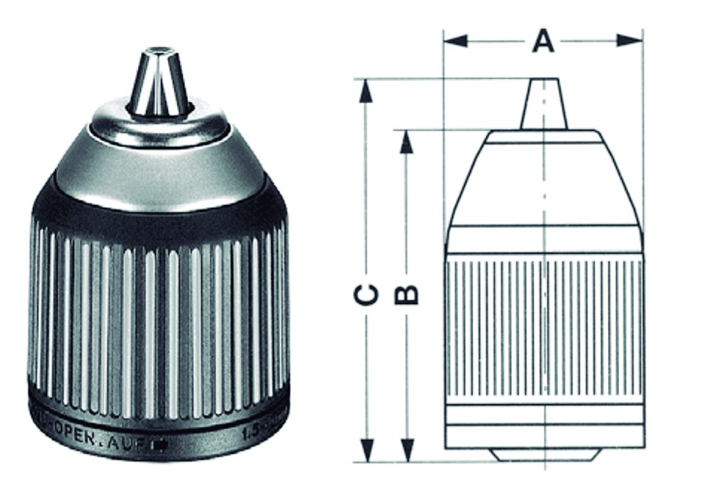 PORTABROCAS LD PLAST.1.5-10MM.1/2"X20H