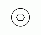 PUNTA BOLA HEXAGONAL
