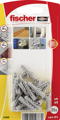 Taco de expansión fischer S 5 GK large card