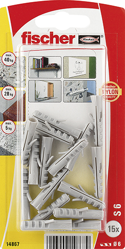 Taco de expansión fischer S 6 GK large card