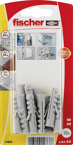 Taco de expansión fischer S 8 GK large card