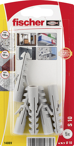 Taco de expansión fischer S 10 GK large card