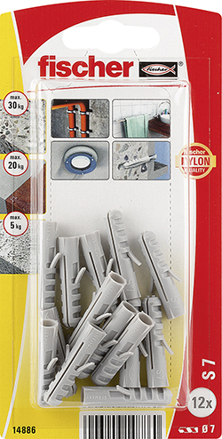 Taco de expansión fischer S 7 GK large card