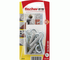 fischer Taco de expansión SX 6 x 30 con gancho de ojo