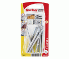 Taco-clavo fischer N 5 x 50/25 S con cabeza avellanada galvanizada
