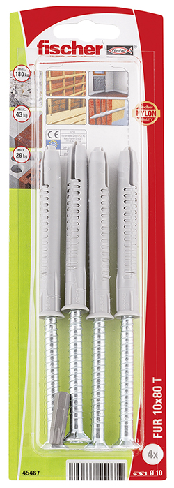 Fijación para marcos Fischer FUR 10 x 80 T K