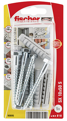 Taco de expansión Fischer SX 10 x 50 S K