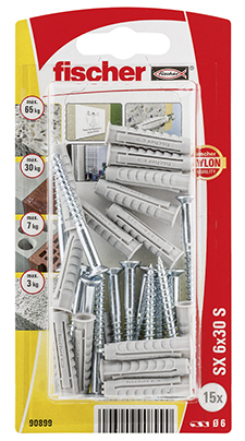 Taco de expansión fischer SX 6 x 30 GKS