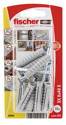 Taco de expansión Fischer SX 8 x 40 GKS K