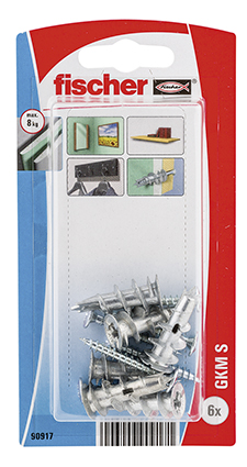 Fijación metálica fischer para cartón-yeso GKM S K