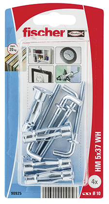 Fijación metálica para cavidades huecas Fischer HM 5 x 37 H con hembrilla abierta