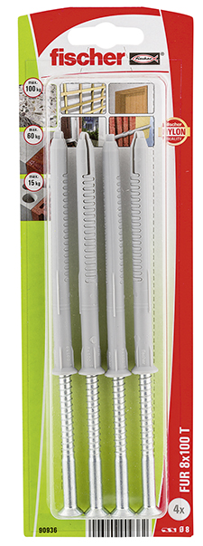 Fijación para marcos fischer FUR 8 x 100 T K