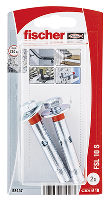 fischer Anclajes de manguito FSL 10 S K NV
