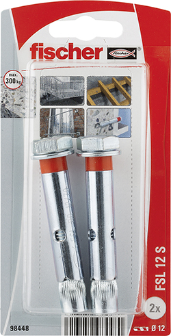 fischer Anclajes de manguito FSL 12 S K NV
