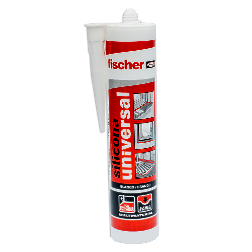 fischer SILICONA UNIVERSAL GRIS