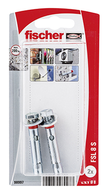 fischer Anclajes de manguito FSL 8 S K NV