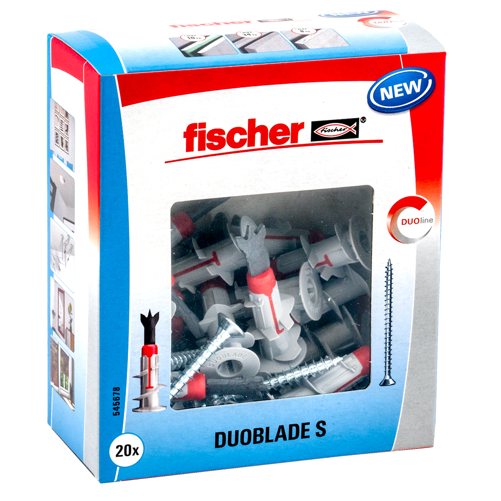 fischer Fijación de cartón yeso DUOBLADE S