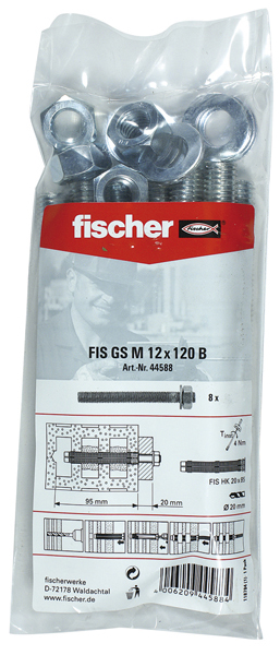 fischer Anclaje roscado inyección FIS GS M12 x 120 B