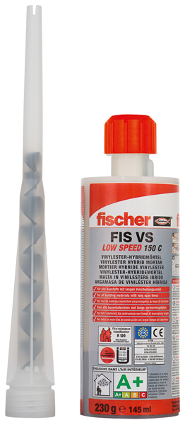 Anclaje químico fischer FIS VS 150 C Set