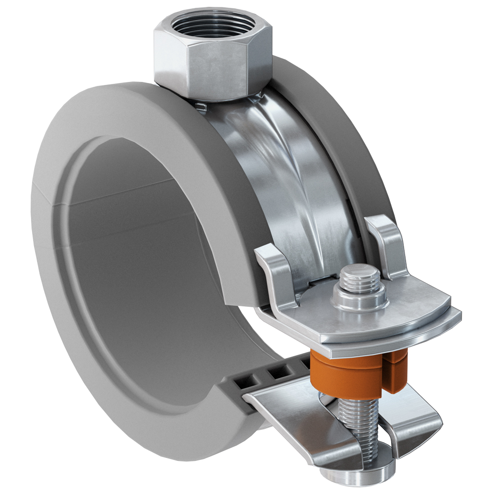 fischer Abrazadera isofónica de plástico FKS plus 59 - 63
