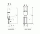Pinza interior SERIE 4300