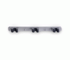 COLGADOR ESCOBAS TRIPLE / CROMO MATE