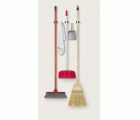 COLGADOR ESCOBAS TRIPLE / BLANCO