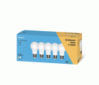 BOMBILLA GARZA LED ESTÁNDAR E27, 8,5 W 810 LÚMENES, 3.000 K, PACK DE 5