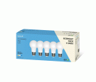 BOMBILLA GARZA LED ESTÁNDAR E27, 8,5 W 810 LÚMENES, 4.000 K, PACK DE 5