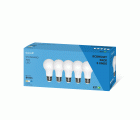 BOMBILLA GARZA LED ESTÁNDAR E27, 8,5 W 810 LÚMENES, 6.500 K, PACK DE 5