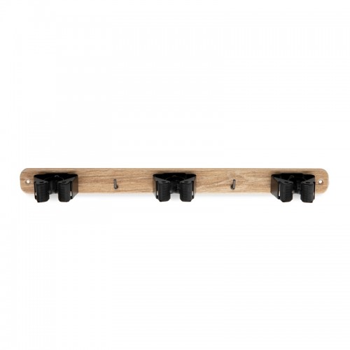 COLGADOR ESCOBAS TRIPLE / NOGAL AMERICANO