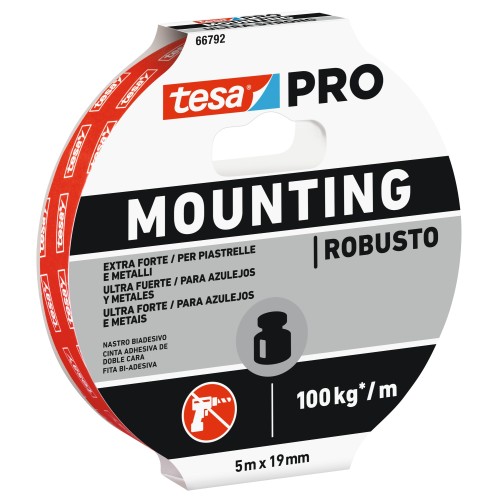 CINTA DOBLE CARA MOUNTING PRO ULTRA STRONG 5 m x 19 mm