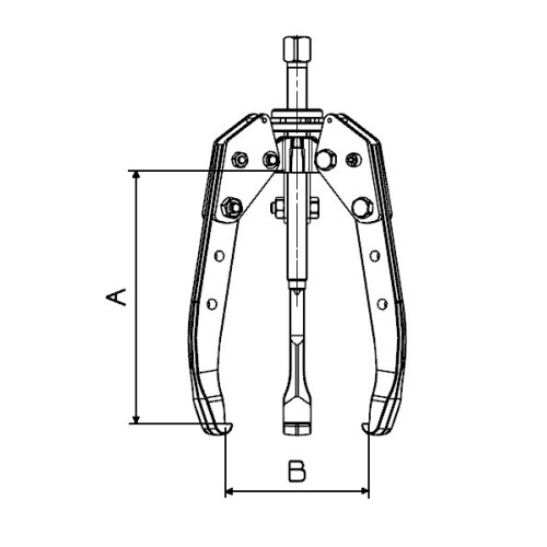 SERIE 1300 ALT Autocentrante de 3 patas