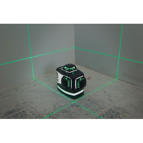 Set láser 360° rayo de color verde