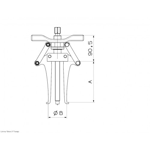 Extractor ajustable de interiores 2 y 3 patas
