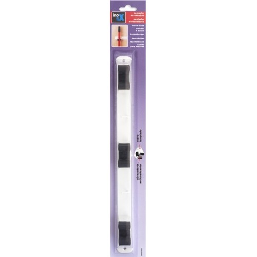 COLGADOR ESCOBAS TRIPLE / BLANCO