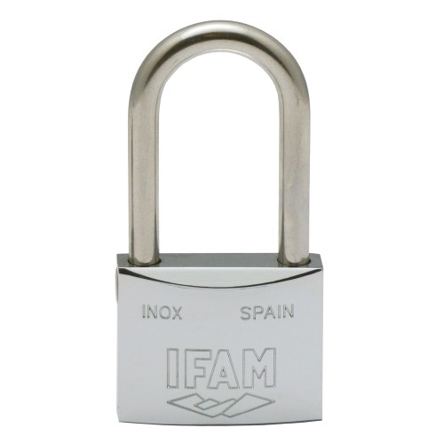 CANDADO INOX40AL - ALTURA DEL CUERPO: 32 mm - ALTURA DEL ARCO: 42,5 mm - Ø DEL ARCO: 6 mm - LUZ DEL ARCO: 23 mm