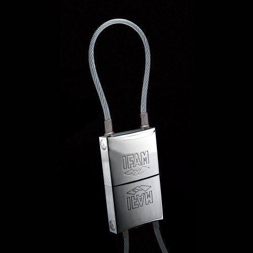CANDADO INOX50 - ALTURA DEL CUERPO: 56 mm - LUZ DEL ARCO (EN LA BASE DEL ARCO): 31 mmn - Ø DEL ARCO: 6 mm