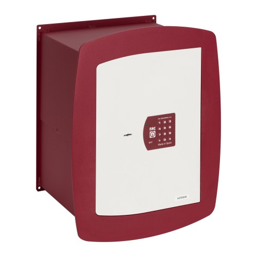 CAJA FUERTE DE SEGURIDAD FAC REDBOX PARA EMPOTRAR - CAPACIDAD: 38 L - APERTURA: COMBINACIÓN ELECTRÓNICA Y LLAVE