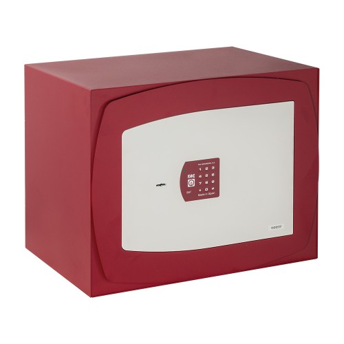 CAJA FUERTE DE SEGURIDAD FAC REDBOX DE SOBREPONER - CAPACIDAD: 70 L - APERTURA: COMBINACIÓN ELECTRÓNICA Y LLAVE - POSICIÓN: HORIZONTAL