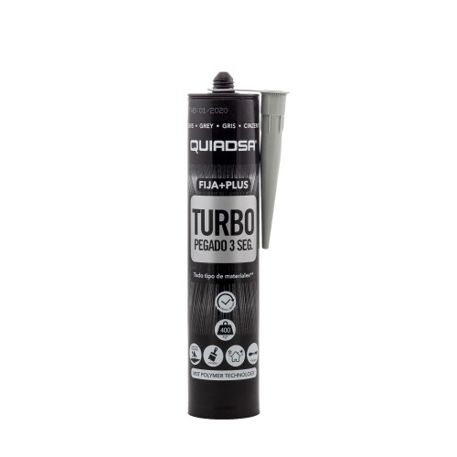 FIJA + PLUS TURBO GRIS CARTUCHO DE 290 ml
