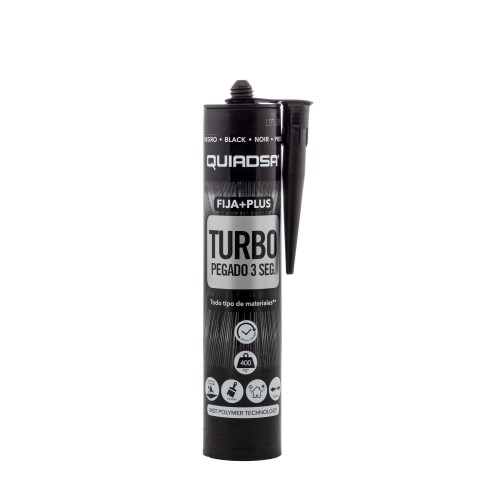 FIJA + PLUS TURBO NEGRO CARTUCHO DE 290 ml