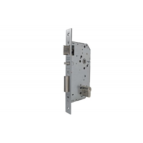 CERRADURA PARA PUERTAS DE MADERA SERIE 2030  - ENTRADA: 50 mm - HIERRO NIQUELADO