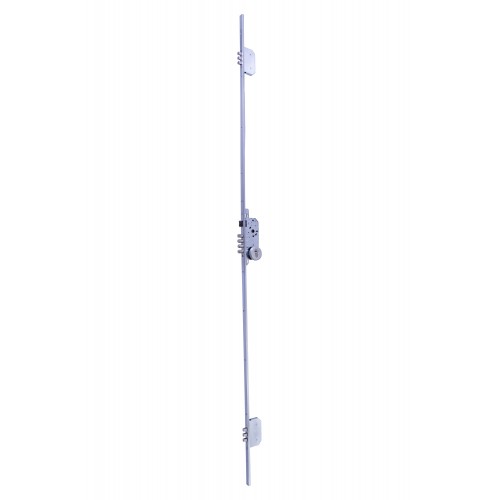 CERRADURA DE SEGURIDAD MULTIPUNTO T2B3 - 3 PUNTOS - CILINDRO T60 60 mm -ENTRADA: 50 mm - CERRADERO CORTO - ACERO CROMADO