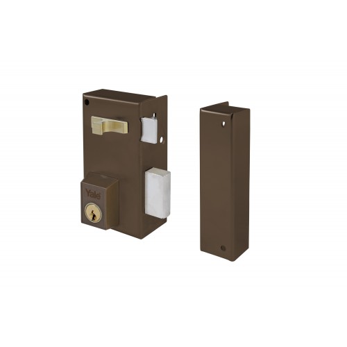 CERRADURA DE SOBREPONER MODELO 56 CON PALANCA Y PICAPORTE - CILINDRO FORJADO -ENTRADA: 35 mm - CAJA: 60 mm - MANO: DERECHA