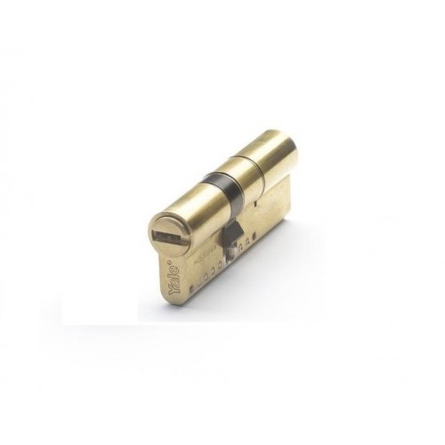 CILINDRO DOBLE EUROPERFIL YALE YL6 - 30 x 30 - LEVA R15 - ESTRÍA WD - LATÓN