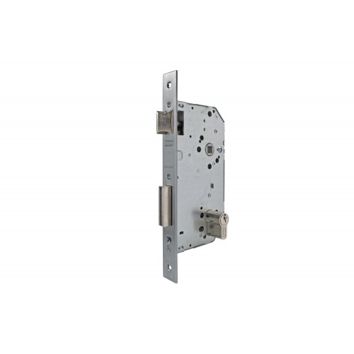 CERRADURA PARA PUERTAS DE MADERA SERIE 2030  - ENTRADA: 40 mm - HIERRO NIQUELADO